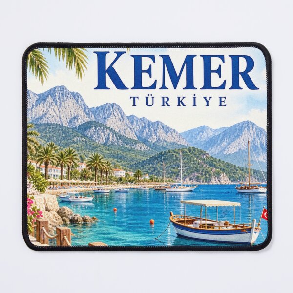 Item preview, Kemer Türkiye Mediterranean Coast Travel Watercolor designed and sold by GusiaTreasures.