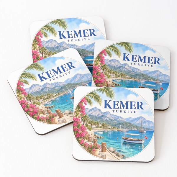 Item preview, Kemer Türkiye Mediterranean Coast Travel Watercolor designed and sold by GusiaTreasures.