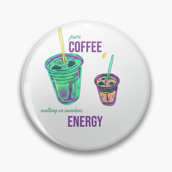 Item preview, Pure Coffee And High Energy Cute Aesthetic Shirt designed and sold by Life&Art.
