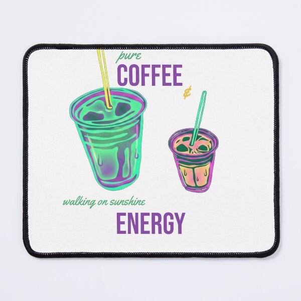 Item preview, Pure Coffee And High Energy Cute Aesthetic Shirt designed and sold by Life&Art.