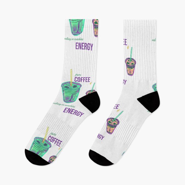 Item preview, Pure Coffee And High Energy Cute Aesthetic Shirt designed and sold by Life&Art.