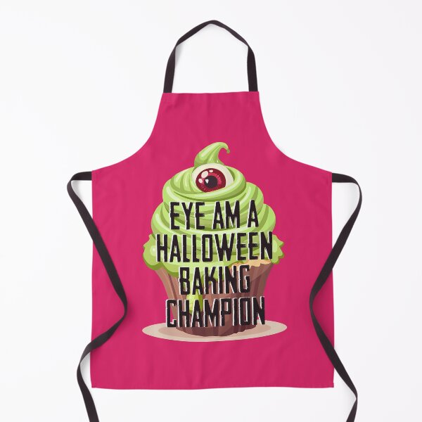 Item preview, EYE Am A Halloween Baking Champion! (on Pink) designed and sold by PawsitiveMum3.