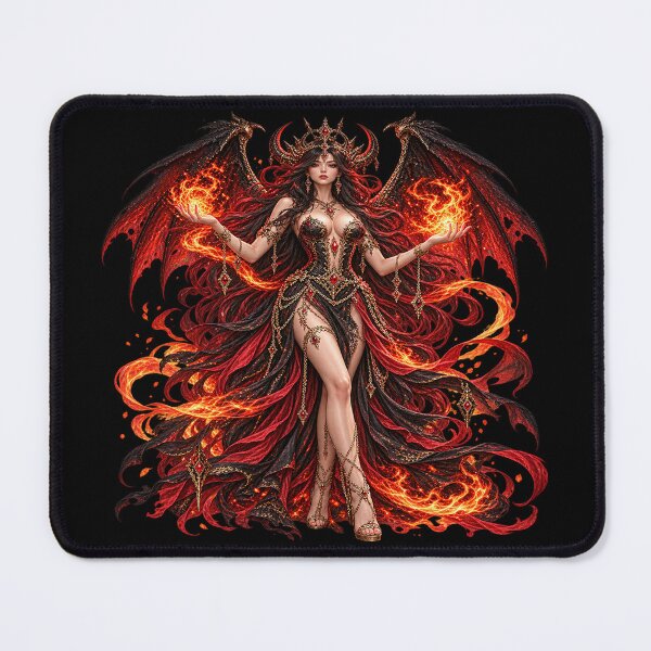 Item preview, Fire Goddess – Queen of Flame and Infernal Power designed and sold by TroviTutto.