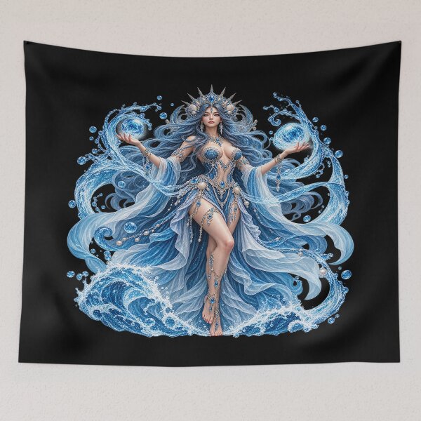 Item preview, Water Goddess – Queen of the Ocean designed and sold by TroviTutto.