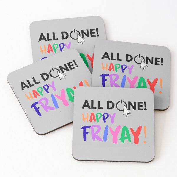 Item preview, All Done Happy Friyay Office Funny designed and sold by KashaDesign.