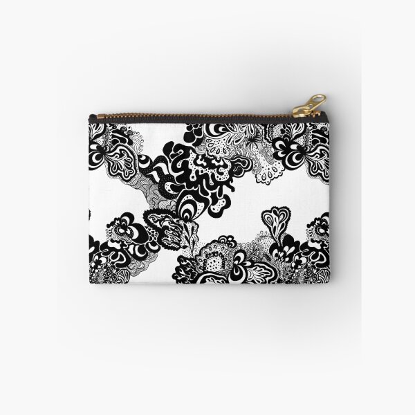 Item preview, psychedelic lace pattern black and white designed and sold by designsbymurray.