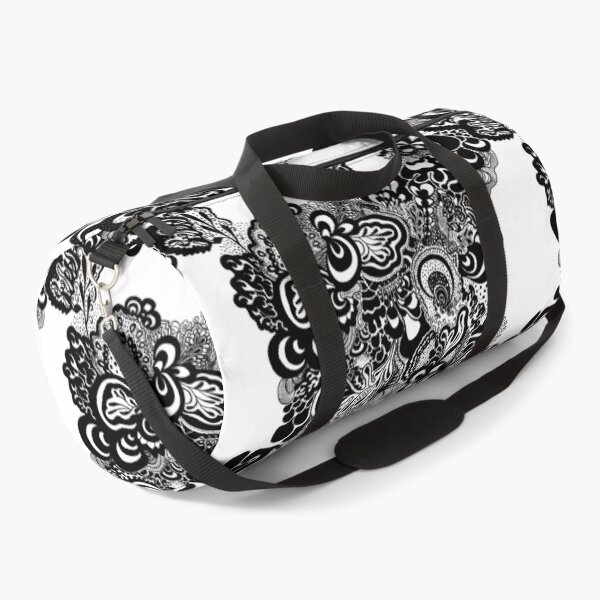 Item preview, psychedelic lace pattern black and white designed and sold by designsbymurray.