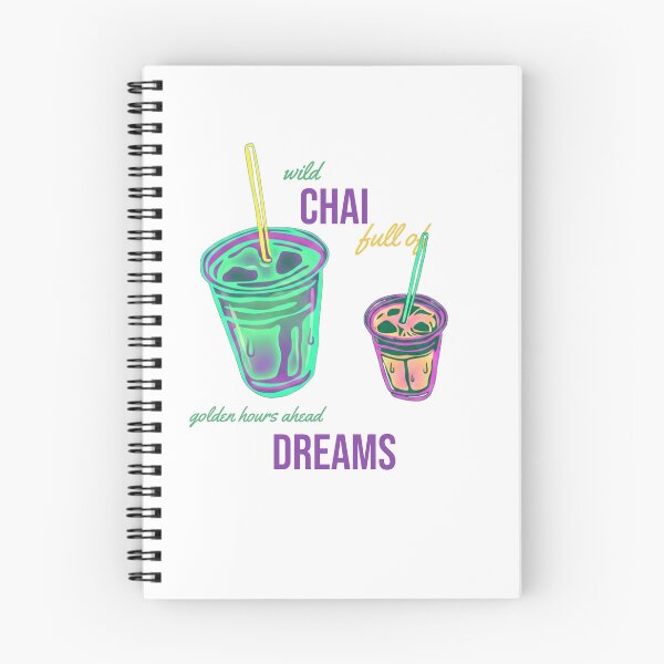 Item preview, Wild Iced Chai And Warm Dreams Retro Graphic Tee designed and sold by Life&Art.