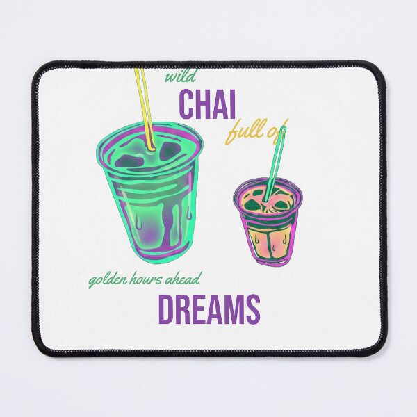 Item preview, Wild Iced Chai And Warm Dreams Retro Graphic Tee designed and sold by Life&Art.