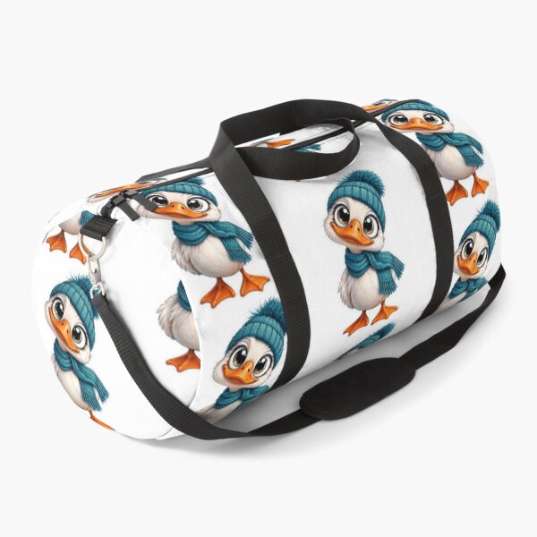 Item preview, Little Duck Wearing Winter Scarf and Beanie designed and sold by Snurly.