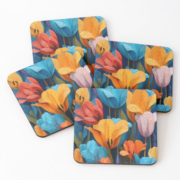 Item preview, Tulips Nature Art Beautiful Blooming Flower Design designed and sold by AutoPopStudio.