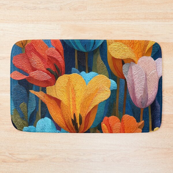 Item preview, Tulips Nature Art Beautiful Blooming Flower Design designed and sold by AutoPopStudio.