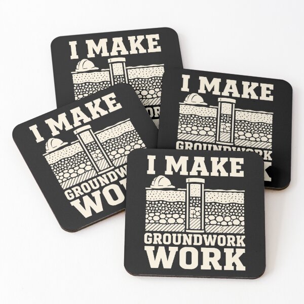Item preview, I Make Groundwork Work Funny Geotechnical Engineer Gift designed and sold by DreamLayerStudio.