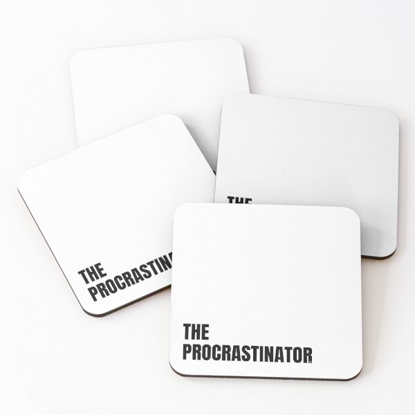 Item preview, The Procrastinator – Funny Minimalist Typography designed and sold by Paper Owl Studio.