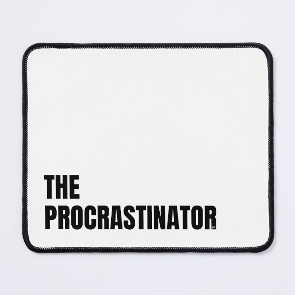 Item preview, The Procrastinator – Funny Minimalist Typography designed and sold by Paper Owl Studio.