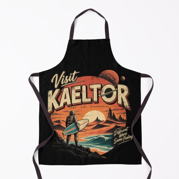 Item preview, Vintage Sci Fi Surf Desert Planet Retro designed and sold by TeeToop1.