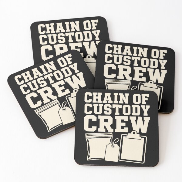 Item preview, Chain Of Custody Crew Funny Evidence Technician Gift designed and sold by DreamLayerStudio.