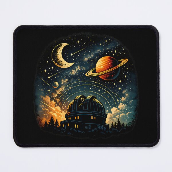Item preview, Classic silhouette of an observatory with a dome designed and sold by Daily Quirk.