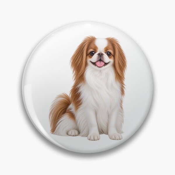 Item preview, Japanese Chin Dog Brown Red White designed and sold by BackgroundND.