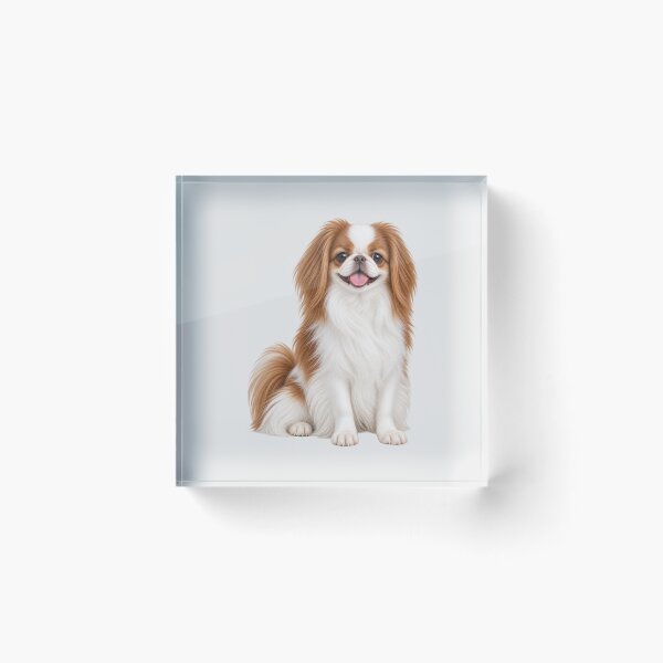 Item preview, Japanese Chin Dog Brown Red White designed and sold by BackgroundND.