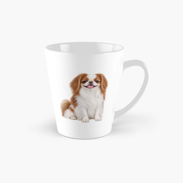 Item preview, Japanese Chin Dog Brown Red White designed and sold by BackgroundND.