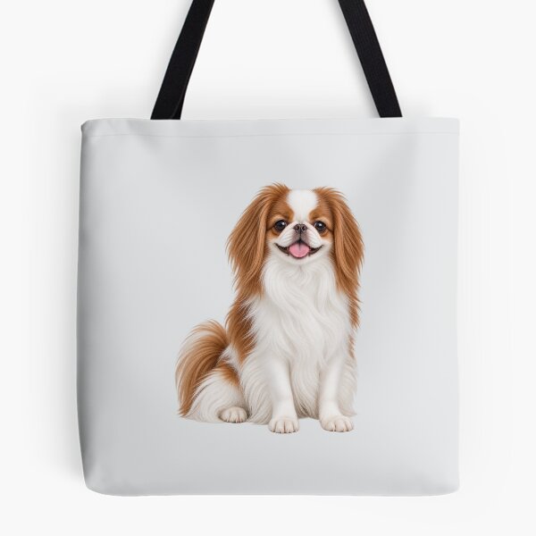 Item preview, Japanese Chin Dog Brown Red White designed and sold by BackgroundND.