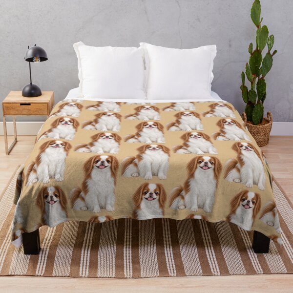 Item preview, Japanese Chin Dog Brown Red White designed and sold by BackgroundND.