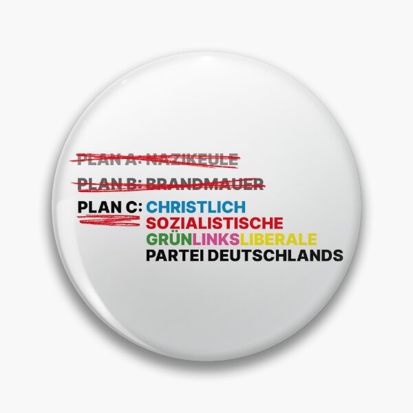 Artikelvorschau, Christlich Sozialistische GrünLinksLiberale Partei Deutschlands entworfen und verkauft von PuzzlingStuff.