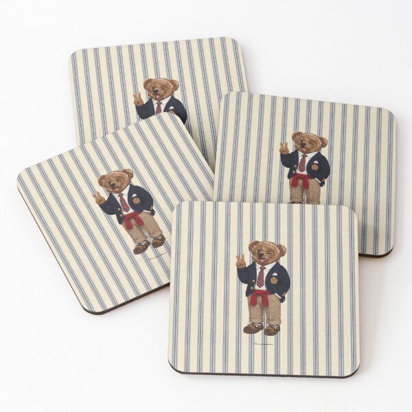 Item preview, Cute Preppy Old Money Teddy Bear designed and sold by BUABUABUA.