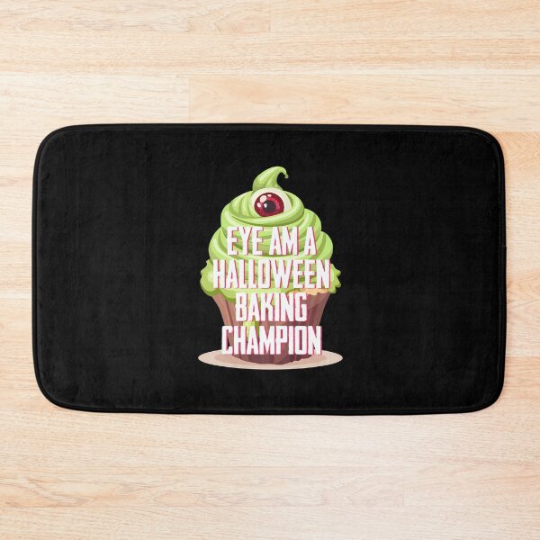 Item preview, EYE Am A Halloween Baking Champion! (on Black) designed and sold by PawsitiveMum3.
