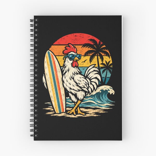 Item preview, Retro Surf Rooster Vintage Beach Summer designed and sold by Moizento.