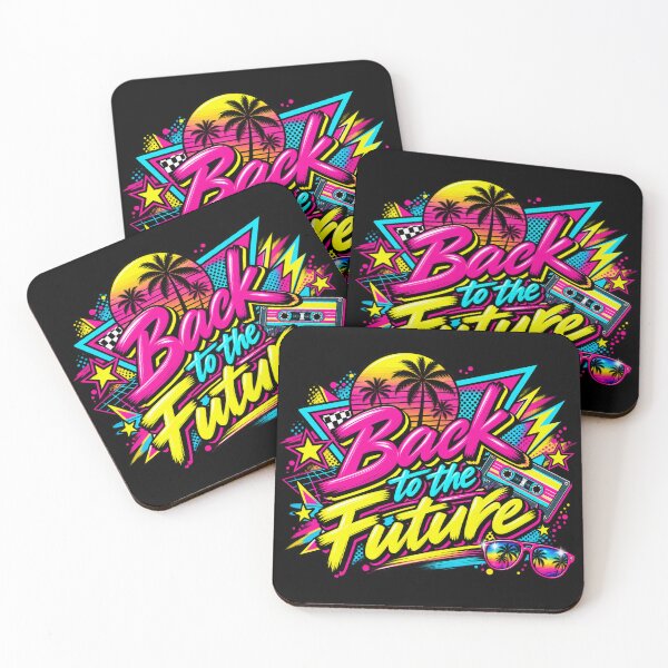 Item preview, Back to the Future – Colorful 80s Retro Neon Vibes designed and sold by sweta_r.art.
