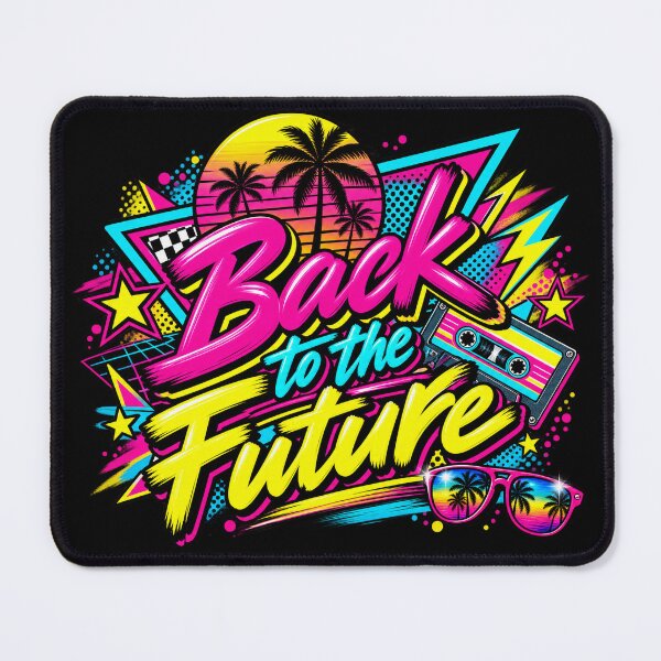 Item preview, Back to the Future – Colorful 80s Retro Neon Vibes designed and sold by sweta_r.art.