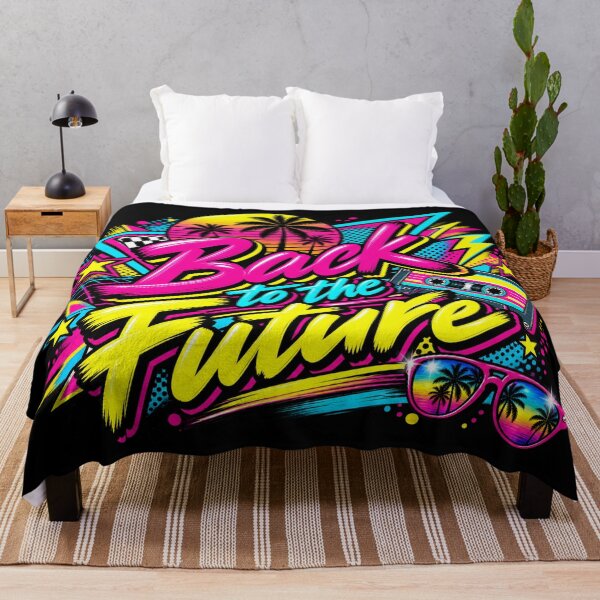 Item preview, Back to the Future – Colorful 80s Retro Neon Vibes designed and sold by sweta_r.art.