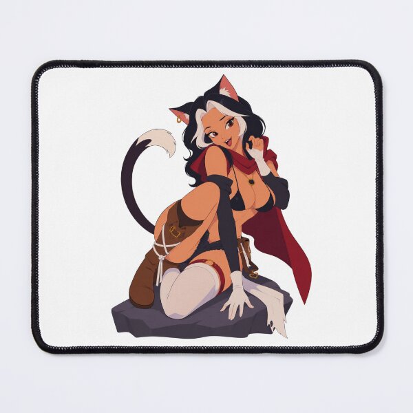 Item preview, Catgirl Pin Up – Vintage Cartoon Fantasy designed and sold by Hollow Moon Studios..