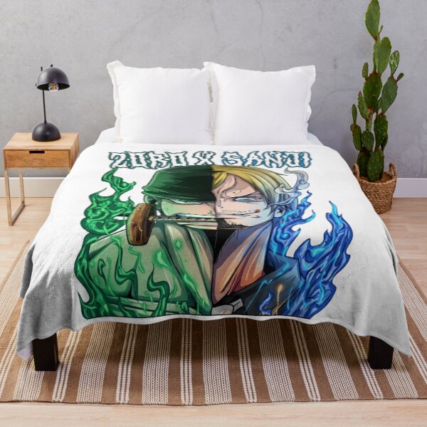 Item preview, Zoro and Sanji Split Face Anime Artwork designed and sold by FreakToons.