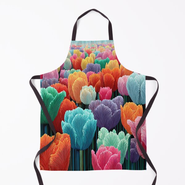 Item preview, Tulips Blossom Artwork Elegant Spring Flower Art designed and sold by AutoPopStudio.