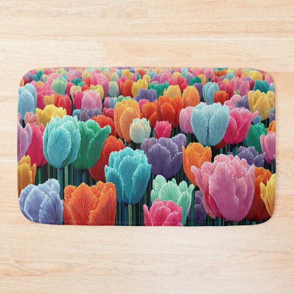 Item preview, Tulips Blossom Artwork Elegant Spring Flower Art designed and sold by AutoPopStudio.