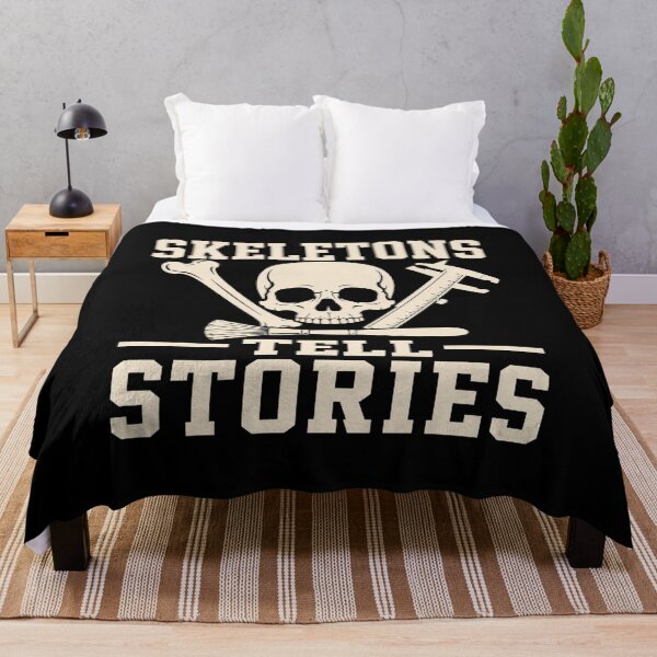 Item preview, Skeletons Tell Stories Forensic Anthropologist Gift designed and sold by DreamLayerStudio.