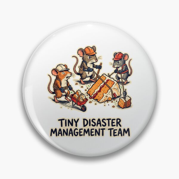 Item preview, Tiny Disaster Management Team Mice designed and sold by Countryfied.