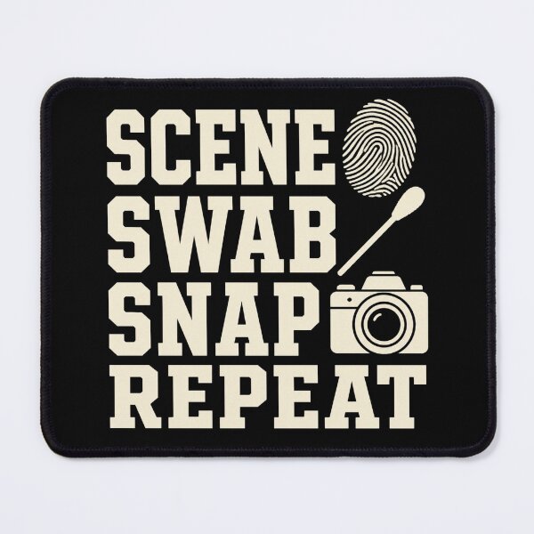 Item preview, Scene Swab Snap Repeat Funny CSI Technician Gift designed and sold by DreamLayerStudio.
