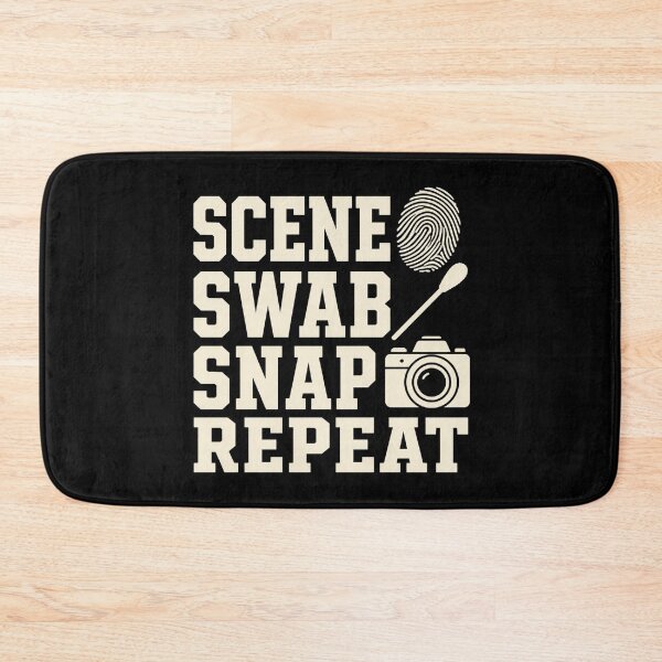 Item preview, Scene Swab Snap Repeat Funny CSI Technician Gift designed and sold by DreamLayerStudio.