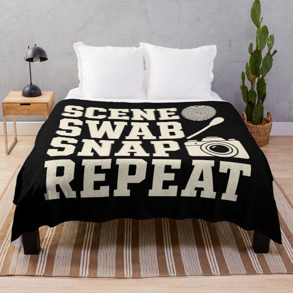 Item preview, Scene Swab Snap Repeat Funny CSI Technician Gift designed and sold by DreamLayerStudio.