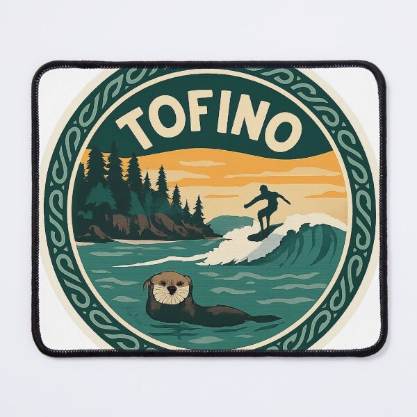 Item preview, Tofino Coast Canada Sticker Domain tag: Travel designed and sold by Imaginarium of Chaos falcon88 .