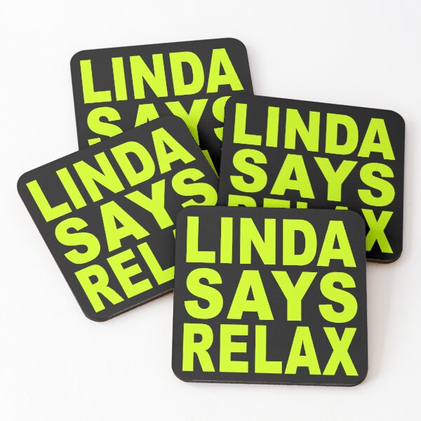Item preview, Linda Says Relax - Neon designed and sold by Normbot2000.