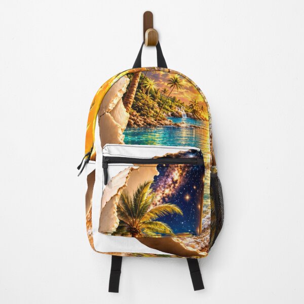 Item preview, Golden Paradise Beach Hole in Wall Fantasy Landscape designed and sold by LC&LCPlatform.