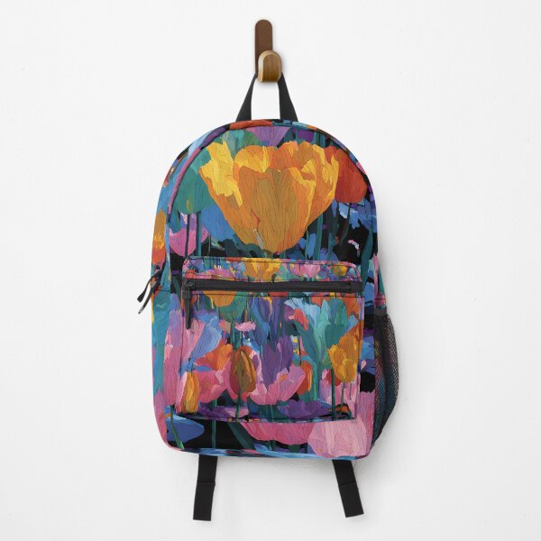 Item preview, Tulips Color Explosion Vibrant Floral Painting designed and sold by AutoPopStudio.
