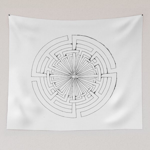 Item preview, Ring geometric pattern designed and sold by artisterik.