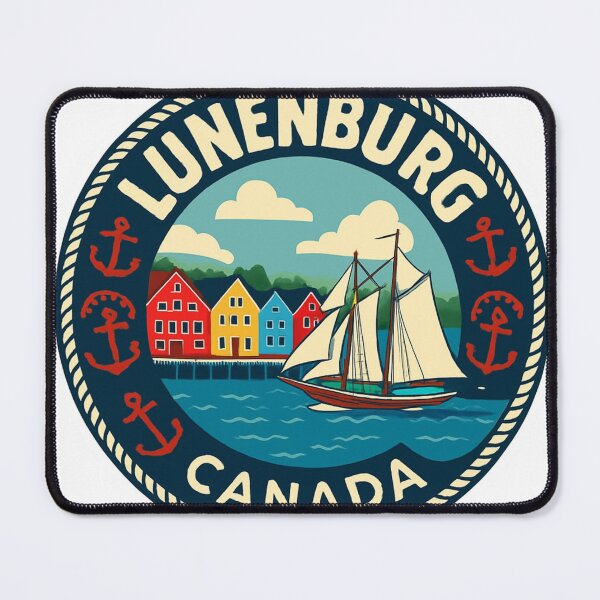 Item preview, Lunenburg Harbour Canada Sticker Domain tag: Travel designed and sold by Imaginarium of Chaos falcon88 .