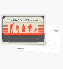 Awesome Mix Postcards